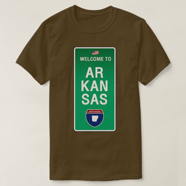Välkommen till Arkansas TShirt T Shirt (Design framsida)