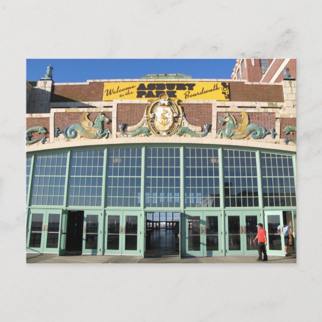 Välkommen till Asbury Park Boardwalk Vykort (Framsida)