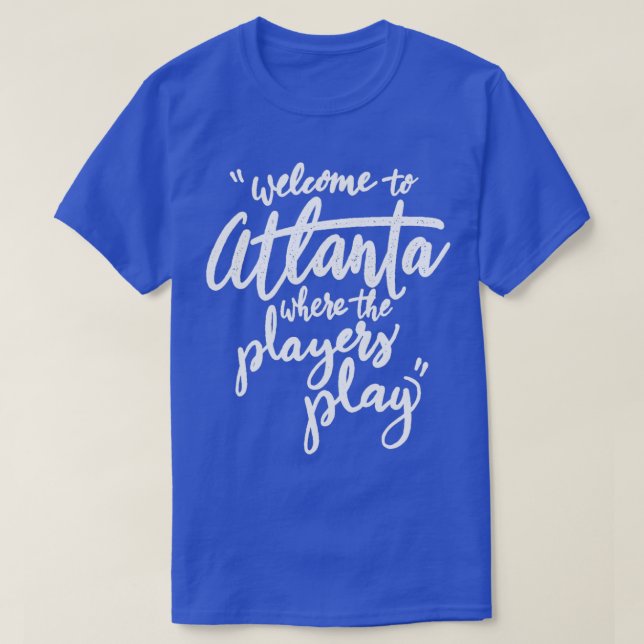 Välkommen till Atlanta T Shirt (Design framsida)