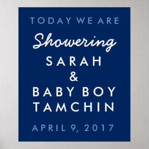 Välkommen till babyvisningsprogrammet Poster