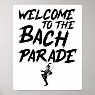 Välkommen till Bachs torg i Parad Poster