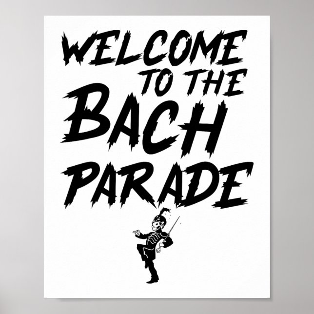 Välkommen till Bachs torg i Parad Poster (Framsidan)