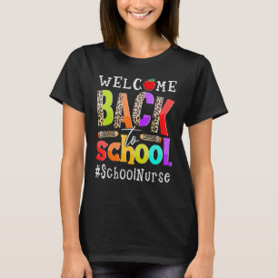 Välkommen till Back to school, första skoldagen L T Shirt