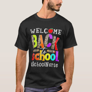 Välkommen till Back to school, första skoldagen L T Shirt