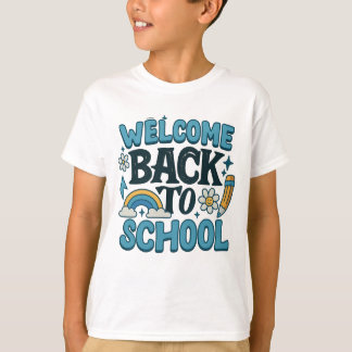 Välkommen till Back to school Retro Cute Design T Shirt