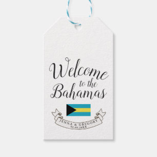 Välkommen till Bahamas Anpassningsbar för destin Presentetikett