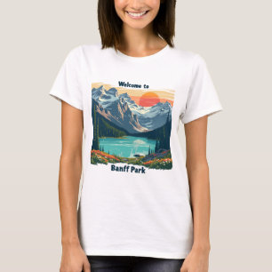 Välkommen till Banff National Canadian Park T Shirt