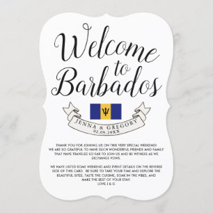 Välkommen till Barbados Favorit för destination Inbjudningar