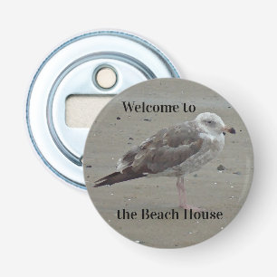 Välkommen till Beach House Fiskmås Photo Ocean Flasköppnare