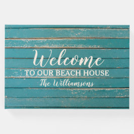 Välkommen till Beach Sjö House Rustic Wood Gästböcker