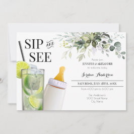 Välkommen till bebisfest - inbjudan