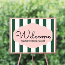 Välkommen till Beverly Backe Rosa & Grönt Möhippa Poster