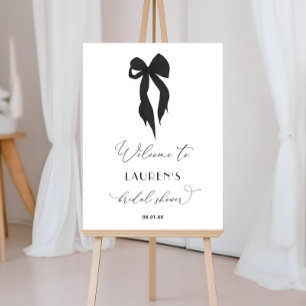 Välkommen till Black Bow Gifter sig Möhippa Poster