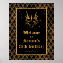 Välkommen till Black Dragon Scales Guld Födelsedag