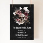 Välkommen till Black Halloween Blommigt Skull-Möhi Poster<br><div class="desc">Välkomna dina gäster med spooky elegance med vår Black Halloween Blommigt Skull Möhippa Välkommen Poster! Den här slående designen har ett vackert detaljerat skalle omgivet av mörk, gotiska blommigtar mot svart bakgrund, som skapar perfektens blandning av ärr och sofistikerad. Den här poster är perfekt för att ställa in stämningen på...</div>