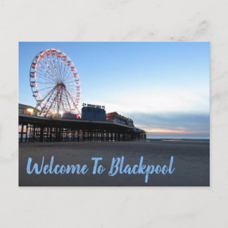 Välkommen till Blackpool Vykort