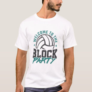 Välkommen till blocket Block Party Volleyball Mitt T Shirt