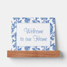 Välkommen till Blue and White Chinoiserie Blommigt