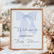 Välkommen till Blue Bow Baby Shower