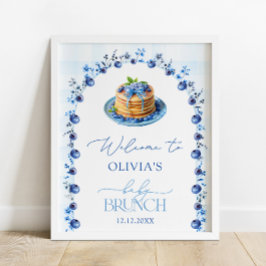 Välkommen till Blueberry Pancake Baby Brunch Baby Poster