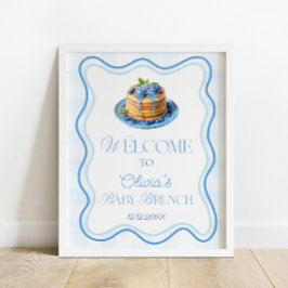 Välkommen till Blueberry Pancake Baby Brunch Baby Poster