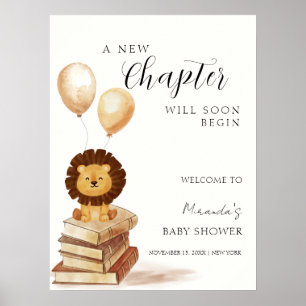 Välkommen till Boho New Chapter Lejon Balloon Baby Poster