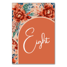 Välkommen till Bordsnumren | Boho Terracotta Blomm