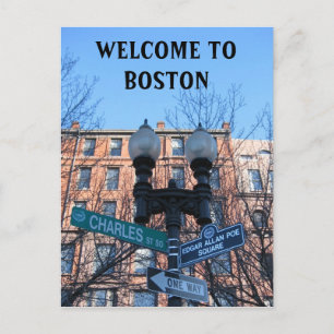 Välkommen till Boston Vykort