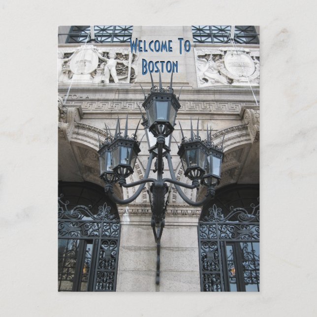 Välkommen till Boston Vykort (Framsida)