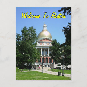 Välkommen till Boston Vykort