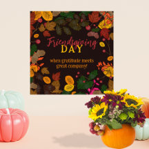 Välkommen till botaniska Friendsgiving på hösten
