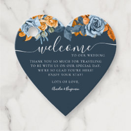 Välkommen till Bröllop i Eucalyptus Terracotta Blu Gåvor Etiketter