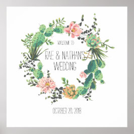 Välkommen till Bröllop Poster