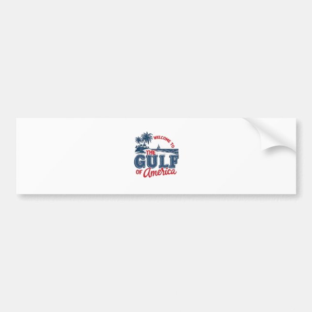 Välkommen till Bukt i Amerika Invandrare i Mexiko Bildekal (Framsidan)