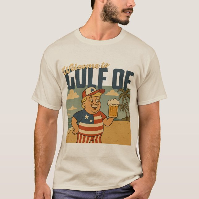 välkommen till bukt i Amerika T Shirt (Framsida)