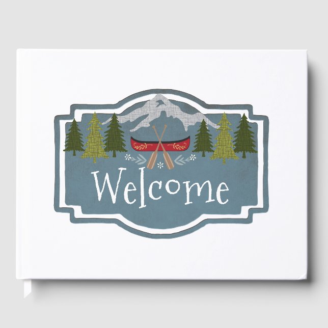 Välkommen till Cabin Guest Bok (Framsida)