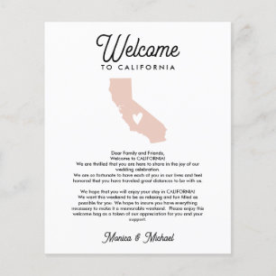 Välkommen till CALIFORNIA Brev & Itinerary ANY FÄR
