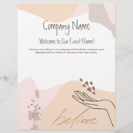 Välkommen till Calming Shapes Hand Motivational Ev Brevhuvud