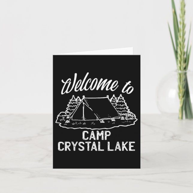 Välkommen till Camp Crystal Sjö Kort (Framsida)