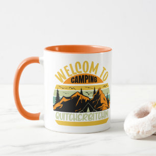 Välkommen till Camp Quitcherbitchin Mugg