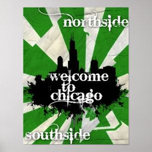 Välkommen till Chicago Poster