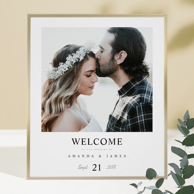 Välkommen till Chicen Photo Personligt bröllp Poster (Skapare uppladdad)