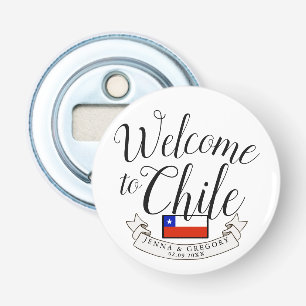 Välkommen till Chile Anpassningsbar för destinat Flasköppnare