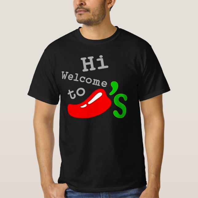 Välkommen till Chilis t-Shirt DMN Black (Framsida)