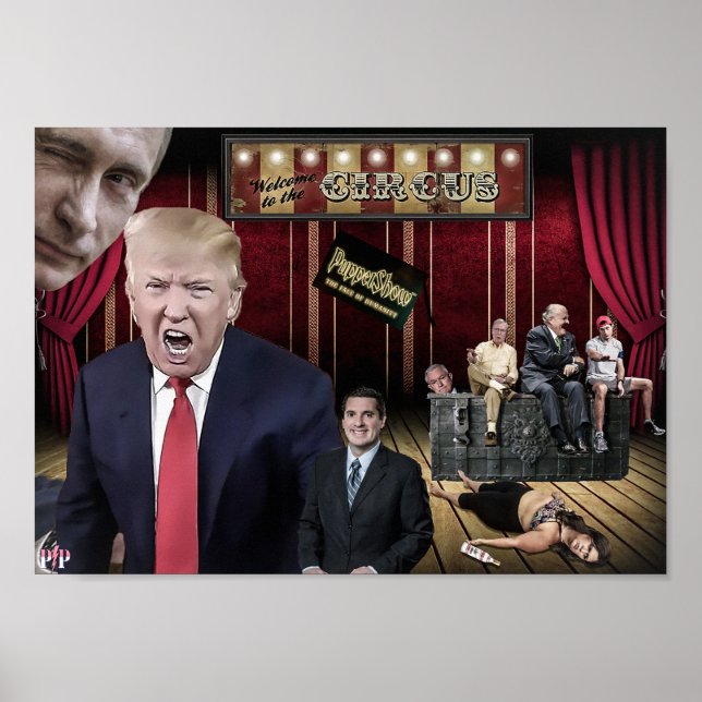 Välkommen till Circus - Trump-Poster Poster (Framsidan)