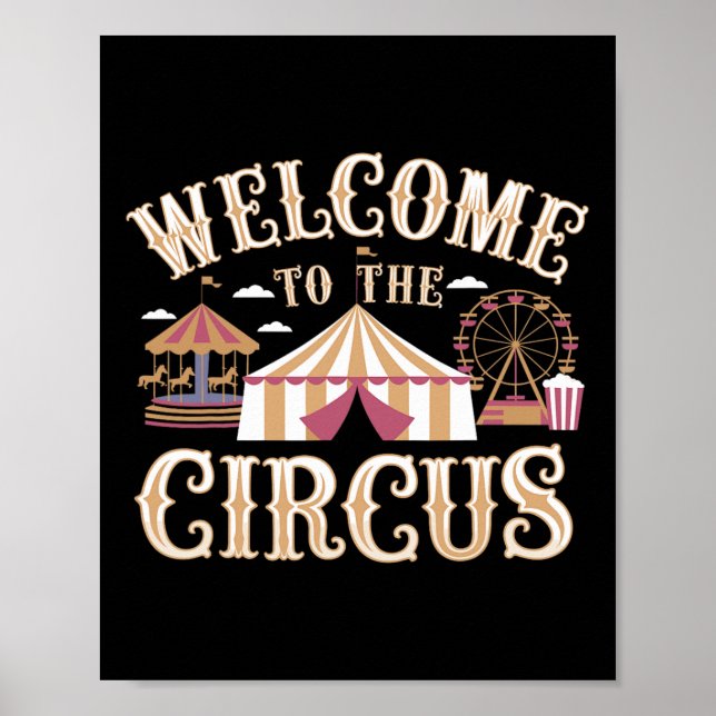 Välkommen till cirkusen poster (Framsidan)