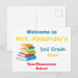 Välkommen till Class Back to school Vykort