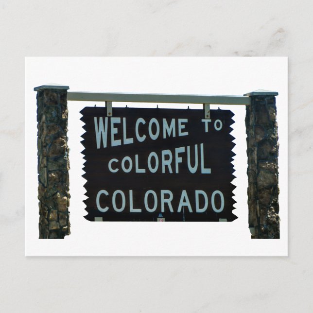 Välkommen till Colorado Vykort (Framsida)