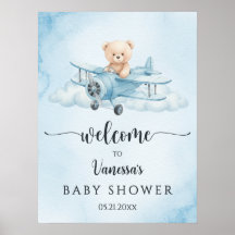 Välkommen till Cute Nalle Pilot Baby Shower