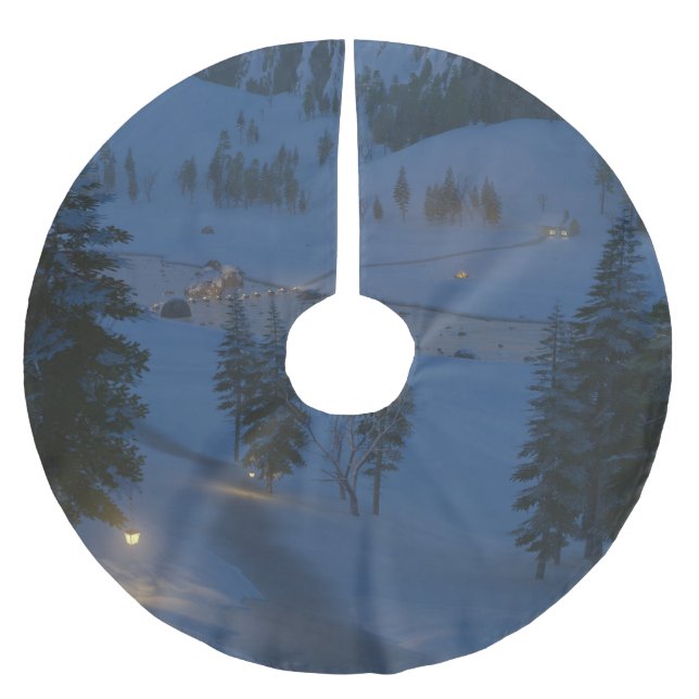 Välkommen till Cwm Julgran Skirt Julgransmatta Borstad Polyester (Framsidan)